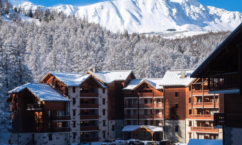 Urlaub in den Bergen Résidence Albane - Maeva Home - Vars - Draußen im Winter