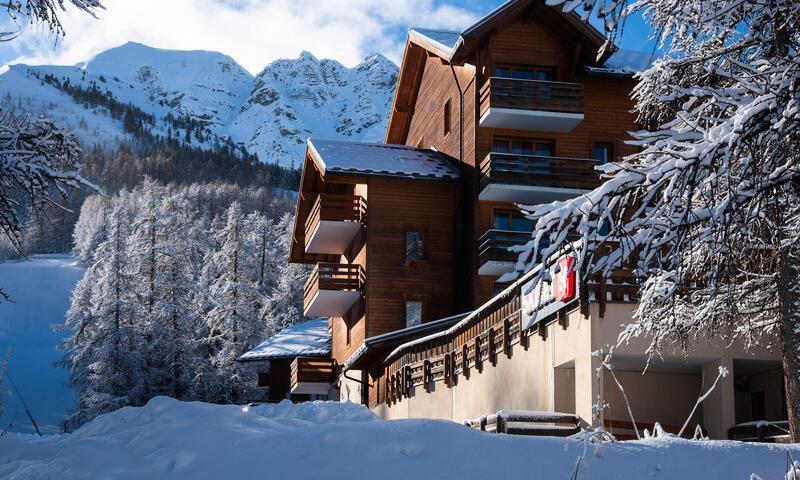 Urlaub in den Bergen Résidence Albane - Maeva Home - Vars - Draußen im Winter