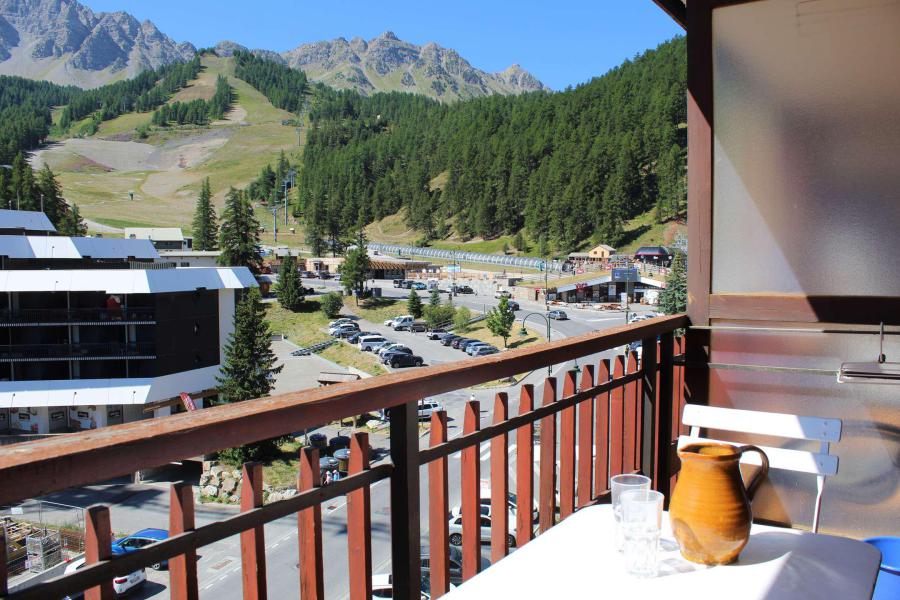 Ski verhuur Studio bergnis 4 personen (086) - Résidence Centre Vars - Vars - Balkon