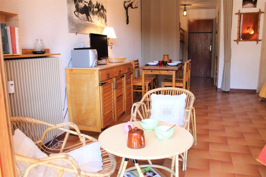 Skiverleih Studio Schlafnische 4 Personen (086) - Résidence Centre Vars - Vars - Wohnzimmer