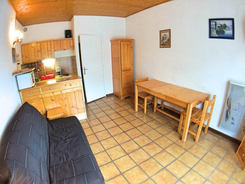 Rent in ski resort Studio sleeping corner 4 people (07) - Résidence Hostellerie - Vars - Living room