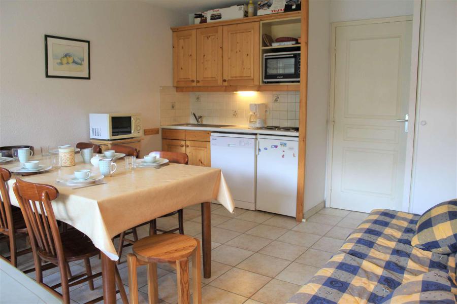 Ski verhuur Appartement 2 kamers bergnis 6 personen (2) - Résidence l'Aiglon - Vars - Woonkamer