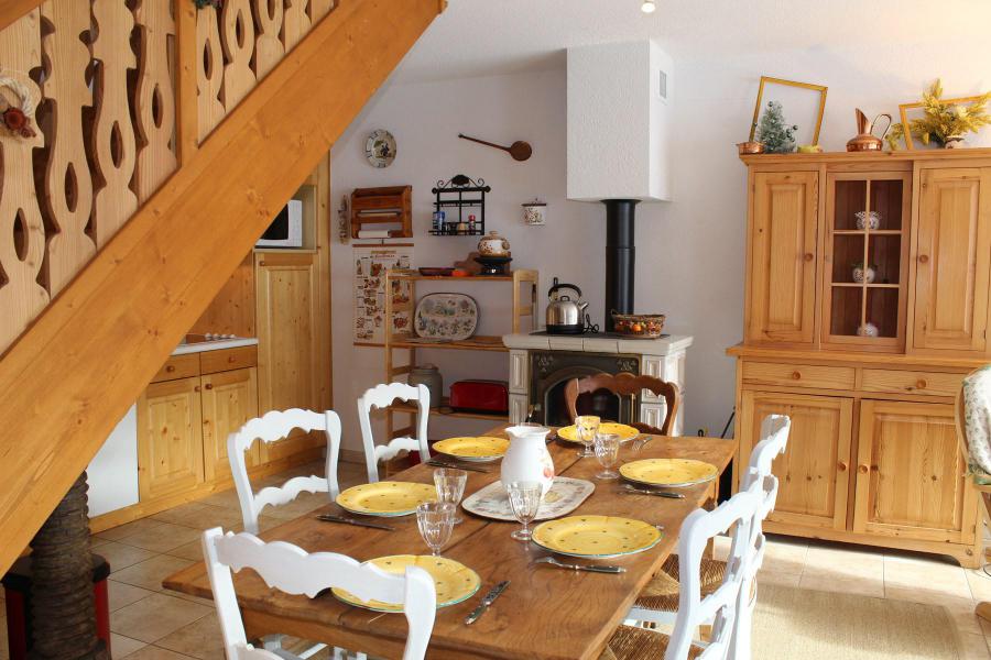 Ski verhuur Appartement 3 kamers 6 personen (10ALB) - Résidence l'Aiglon - Vars - Woonkamer