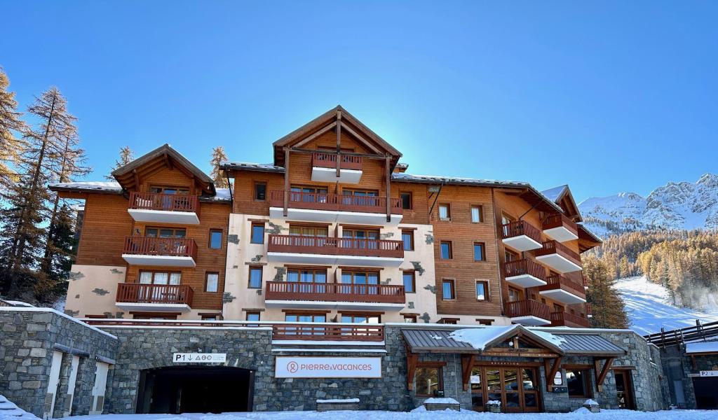 Location au ski Résidence L'Albane  - Vars - Extérieur hiver