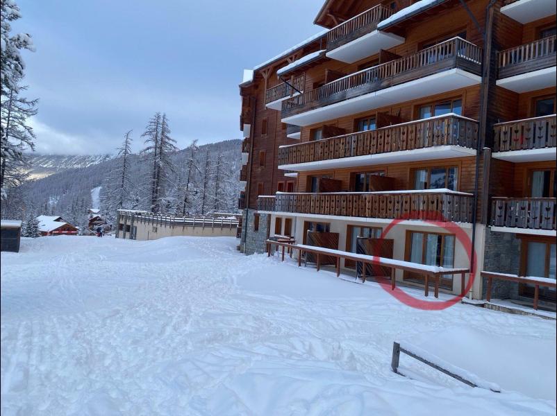 Ski verhuur Appartement 2 kamers 5 personen (B011) - Résidence L'Albane  - Vars - Balkon