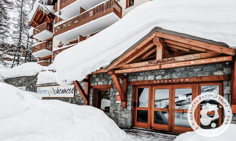 Ski verhuur Résidence l'Albane - Maeva Home - Vars - Buiten winter