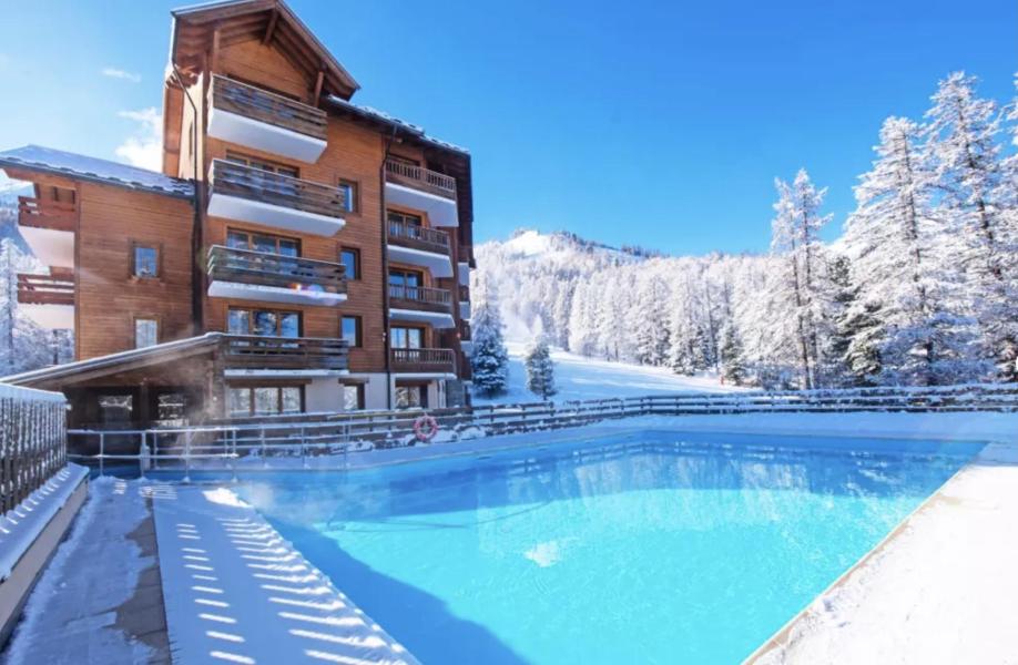 Location au ski Appartement 2 pièces 5 personnes (B09) - Résidence L'Albane  - Vars - Piscine