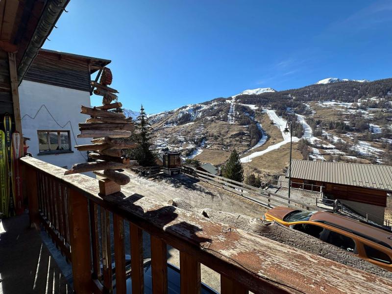 Rent in ski resort 4 room duplex apartment cabin 6 people - Résidence La Piloselle - Vars - Balcony