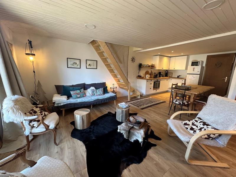 Rent in ski resort 4 room duplex apartment cabin 6 people - Résidence La Piloselle - Vars - Living room