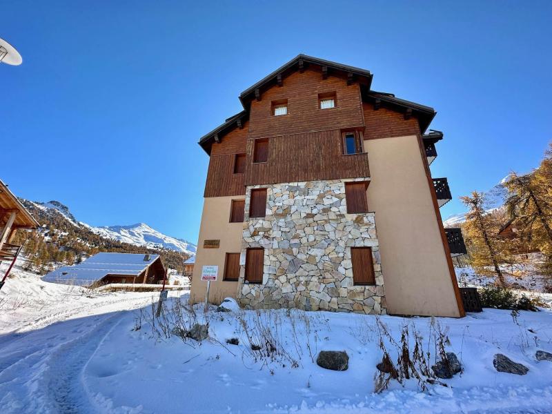 Skiverleih Résidence Le Chamois Blond - Vars - Draußen im Winter