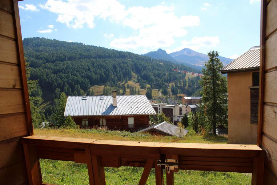 Skiverleih 2 Zimmer Maisonettewohnung für 5 Personen (018) - Résidence le Hameau - Vars - Terrasse