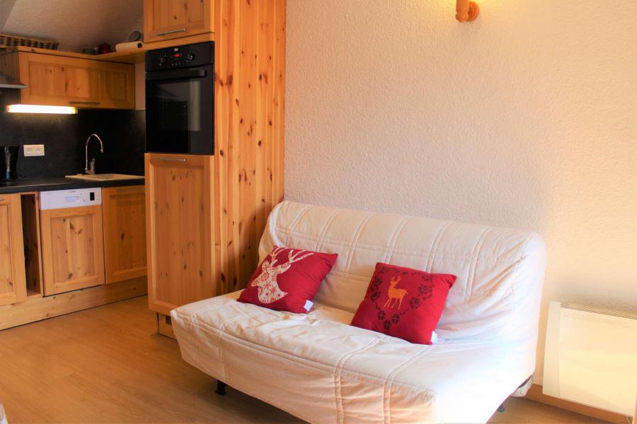 Ski verhuur Appartement duplex 2 kamers 5 personen (018) - Résidence le Hameau - Vars - Woonkamer