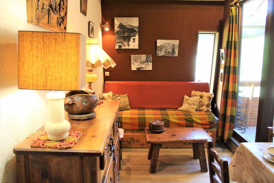 Ski verhuur Appartement duplex 2 kamers 6 personen (025) - Résidence le Hameau - Vars - Woonkamer