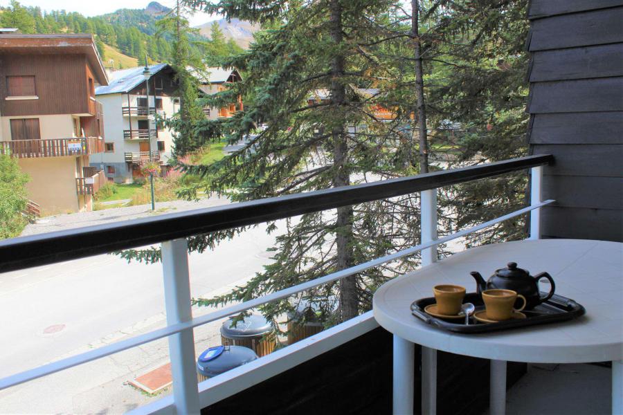 Ski verhuur Appartement 2 kamers 4 personen (110) - Résidence le Mélèzen - Vars - Terras