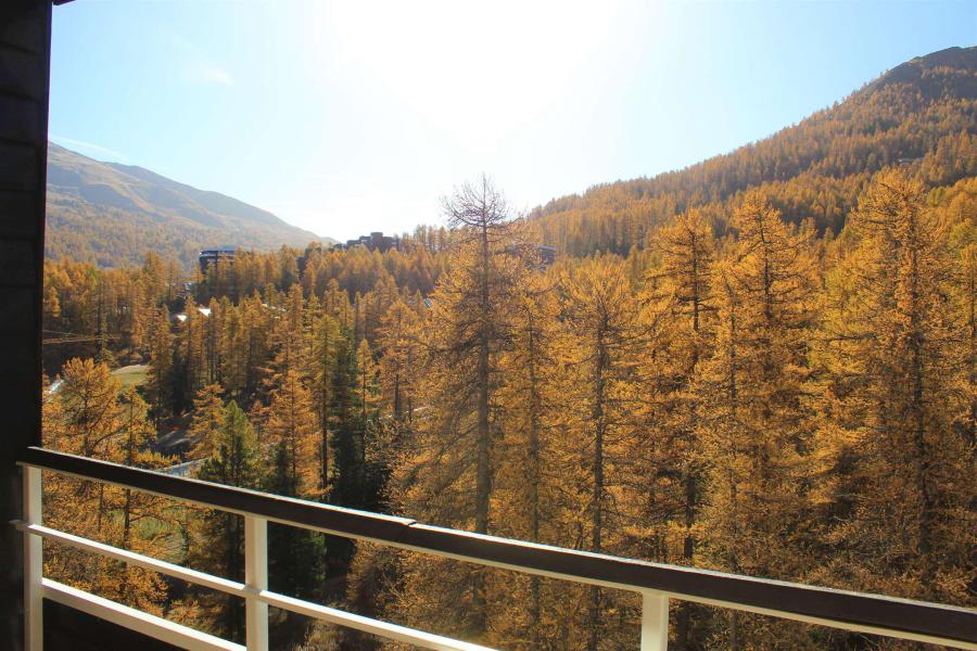 Ski verhuur Résidence le Pelvoux II - Vars - Balkon