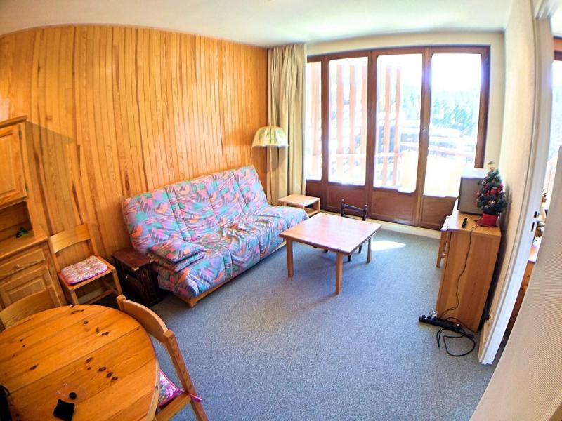 Skiverleih 2-Zimmer-Berghütte für 4 Personen (038) - Résidence le Seignon - Vars - Wohnzimmer