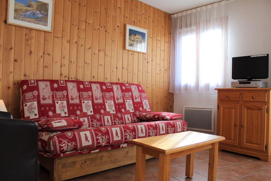Ski verhuur Appartement 2 kamers bergnis 6 personen (0004) - Résidence les Bouquetins 1 - Vars - Woonkamer