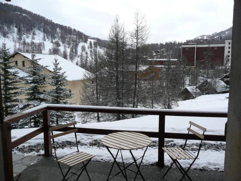 Soggiorno sugli sci Studio per 3 persone (002) - Résidence les Chabrières - Vars - Balcone