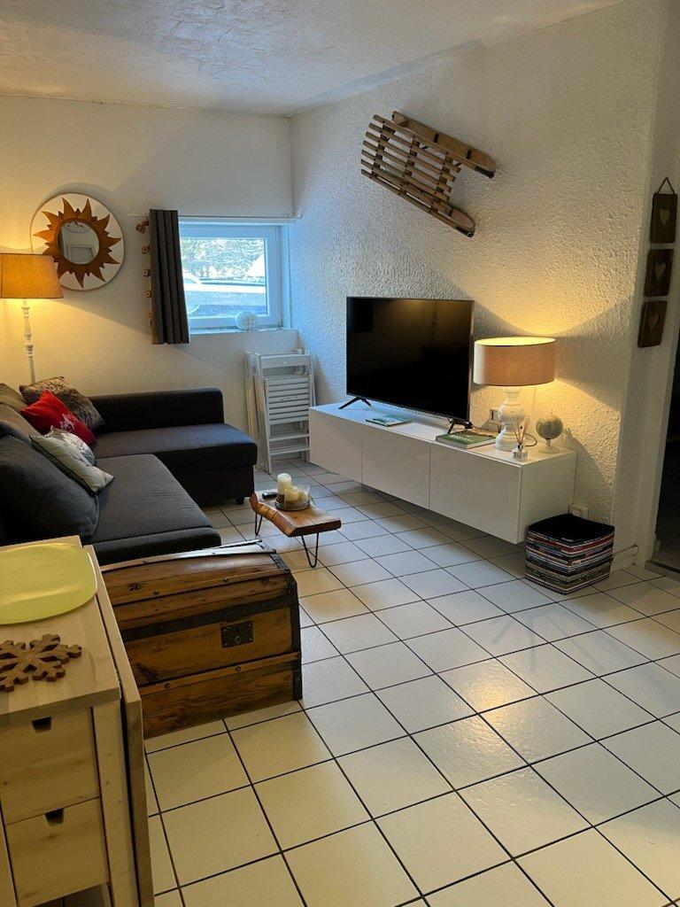 Skiverleih 2-Zimmer-Appartment für 4 Personen (033) - Résidence les Ecrins 4 - Vars - Wohnzimmer