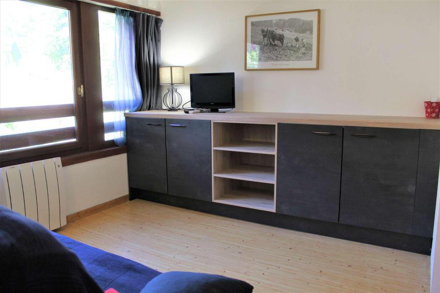 Ski verhuur Appartement 2 kamers bergnis 4 personen (505) - Résidence les Lofts - Vars - Woonkamer