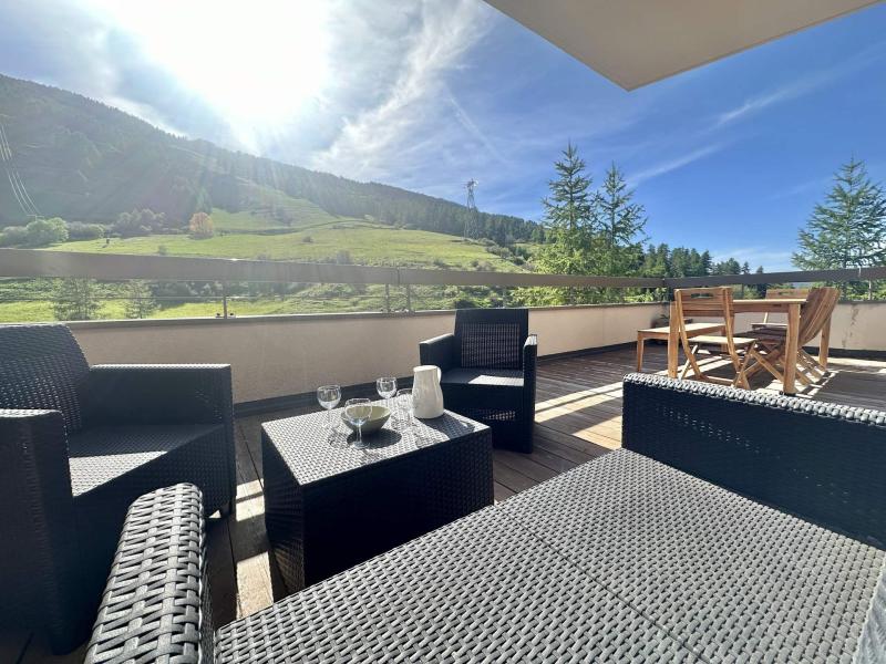 Skiverleih 3-Zimmer-Appartment für 6 Personen (11) - Résidence Les Terrasses de Vars Ste Marie  - Vars - Terrasse