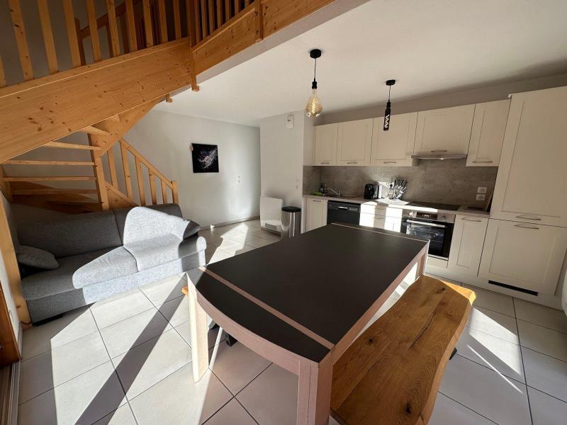 Rent in ski resort 4 room duplex apartment 8 people (34) - Résidence Les Terrasses de Vars Ste Marie  - Vars - Living room