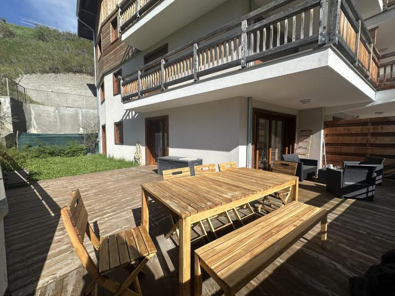 Wynajem na narty Apartament 3 pokojowy 6 osób (11) - Résidence Les Terrasses de Vars Ste Marie  - Vars - Taras