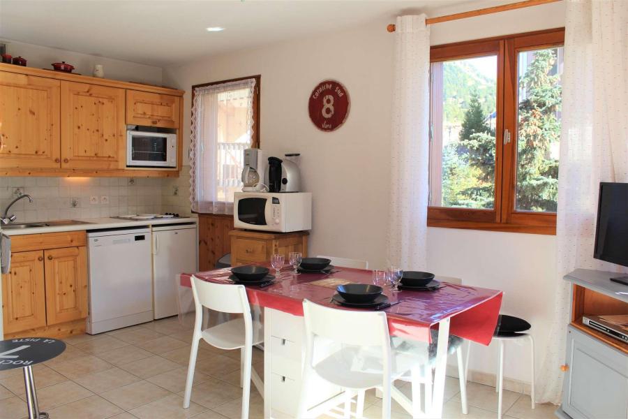 Rent in ski resort 3 room apartment cabin 4 people (01) - Résidence Marmottons - Vars - Living room