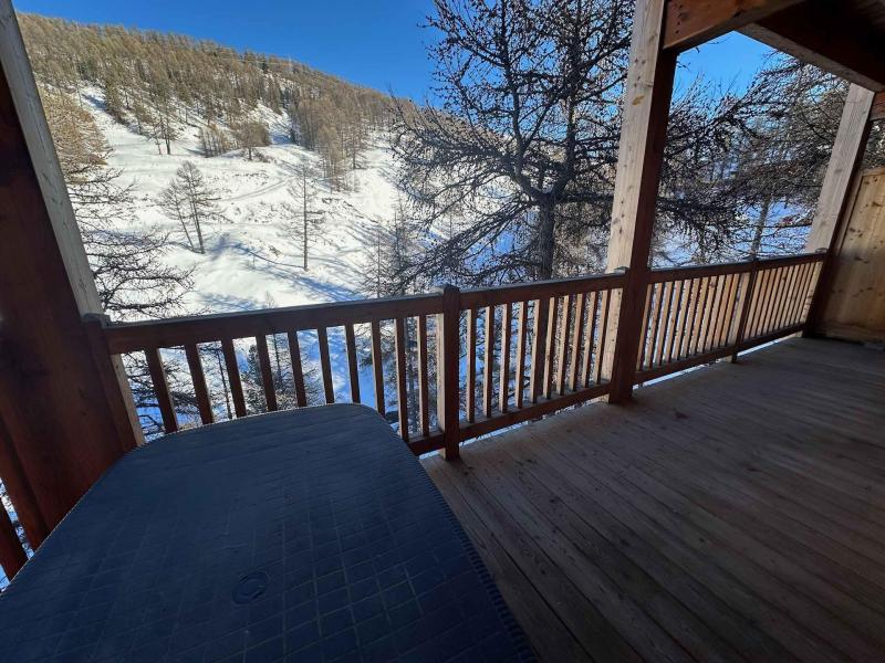 Rent in ski resort Studio 2 people (512) - Résidence Varsea - Vars - Balcony