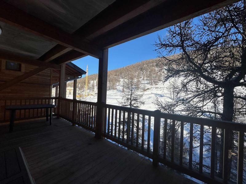 Rent in ski resort Studio 2 people (512) - Résidence Varsea - Vars - Balcony