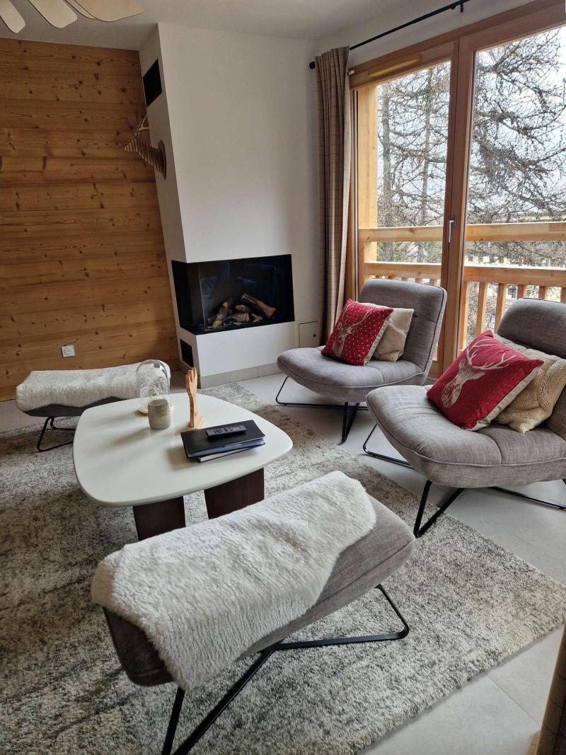 Rent in ski resort 4 room apartment 8 people (1041) - SOLEA - Vars - Living room