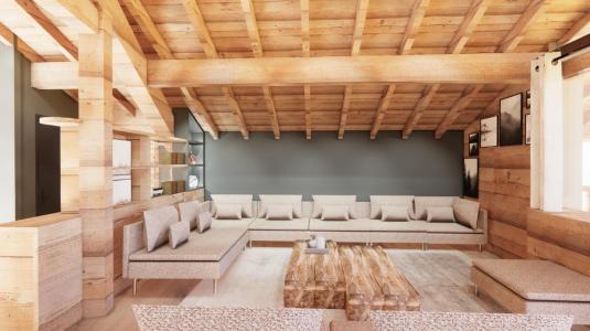 Rent in ski resort 7 room triplex chalet 16 people (F01) - Ferme Sainte Marie - Vars - Living room