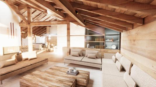 Wynajem na narty Domek górski triplex 7 pokojowy  dla 16 osób (F01) - Ferme Sainte Marie - Vars - Pokój gościnny