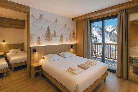 Location au ski Chambre Supérieure 4 personnes (D1TS) - Hôtel Family Vars - Vars - Appartement