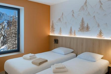 Location au ski Chambre twin standard (T2) - Hôtel Family Vars - Vars - Appartement