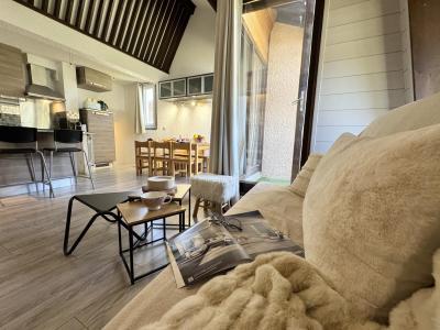 Rent in ski resort 3 room mezzanine apartment 6 people (27) - Le Hameau - Vars - Living room