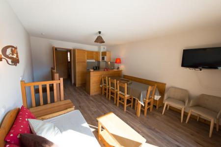 Rent in ski resort 4 room duplex apartment 6 people (D22) - Le Hameau des Rennes - Vars - Living room