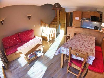 Wynajem na narty Apartament 3 pokojowy 6 osób (C61) - Le Hameau des Rennes - Vars - Pokój gościnny