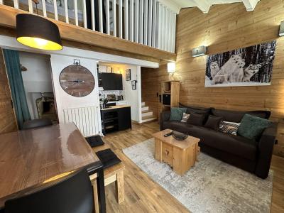 Skiverleih Wohnung 2 Mezzanine Zimmer 7 Leute (35) - LE HAMEAU - Vars - Wohnzimmer