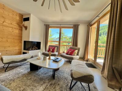 Rent in ski resort 4 room apartment 8 people (202) - Le Solea - Vars - Living room