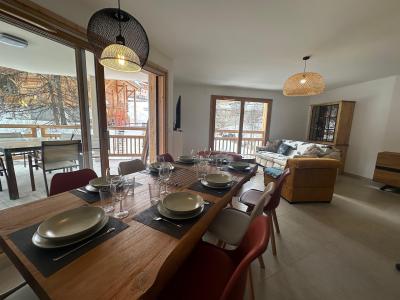 Ski verhuur Appartement 4 kamers 8 personen (103) - Le Solea - Vars - Woonkamer