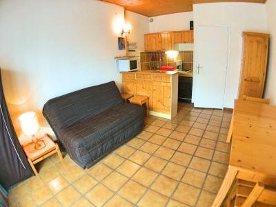 Rent in ski resort Studio sleeping corner 4 people (07) - Résidence Hostellerie - Vars - Living room