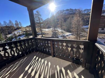 Ski verhuur Appartement 4 kamers 8 personen (24) - Résidence Le Chamois Blond - Vars - Balkon