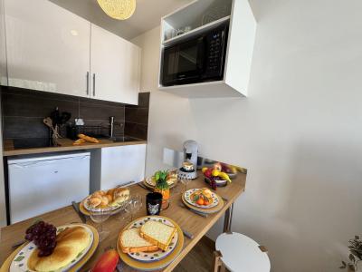 Location au ski Studio coin montagne 4 personnes (306) - Résidence le Lauzet - Vars - Coin cuisine