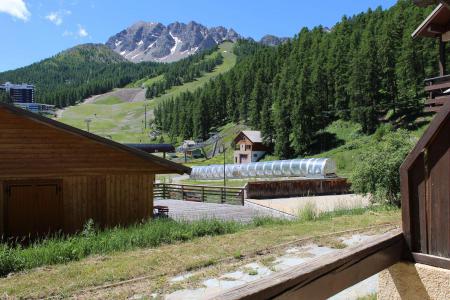 Alquiler al esquí Estudio -espacio montaña- para 4 personas (B102) - Résidence les Alpages - Vars - Terraza