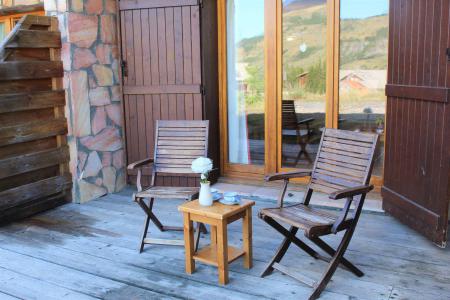 Wynajem na narty Apartament triplex 5 pokojowy  8-10 osób (B20) - Résidence les Bouquetins III - Vars - Taras