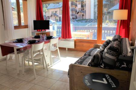 Rent in ski resort 3 room apartment cabin 4 people (01) - Résidence Marmottons - Vars - Living room