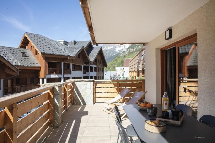 Ski verhuur Appartement 2 kamers 4 personen - Résidence Terresens L'Etendard  - Vaujany - Balkon