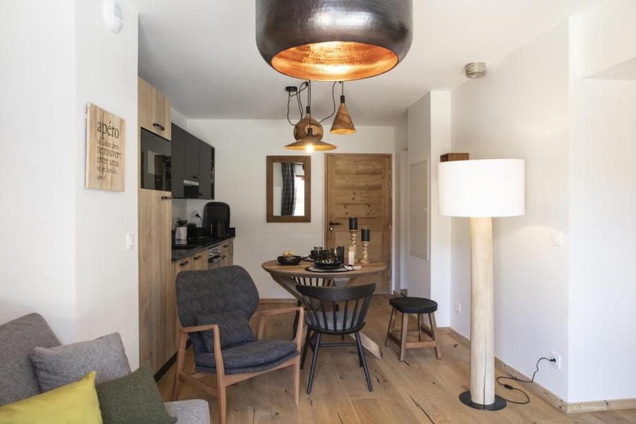 Ski verhuur Appartement 2 kamers 4 personen - Résidence Terresens L'Etendard  - Vaujany - Woonkamer