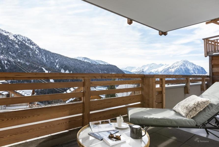 Ski verhuur Appartement duplex 3 kamers 6-8 personen (Premium) - Résidence Terresens Les Améthystes - Vaujany - Balkon